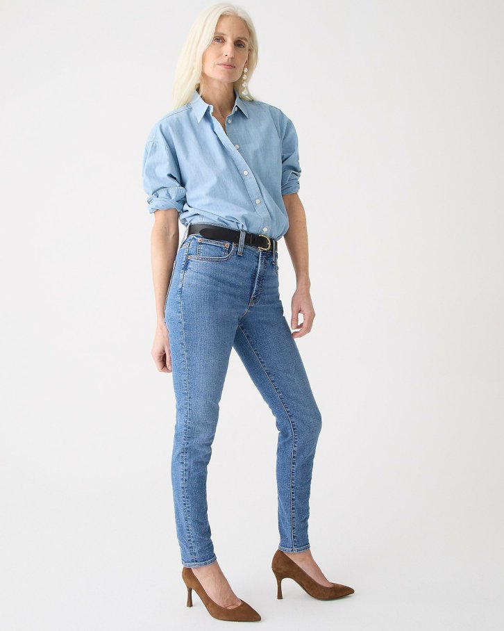 Women J.Crew Denim | 9"Toothpick Jean In Bluebell Wash