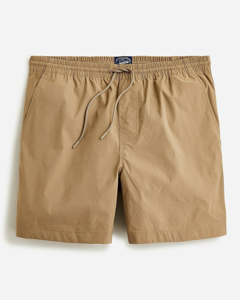 Men J.Crew Shorts | 6"Tech Dock Short Beachwood Khaki